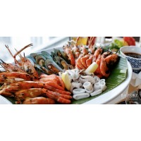Seafood & International Buffet Lunch Bangkok Sky 76th floor.at Baiyoke Sky Hotel